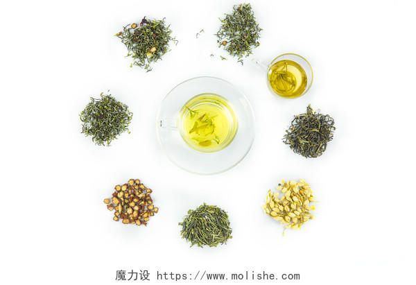 春季茶水绿茶背景图片